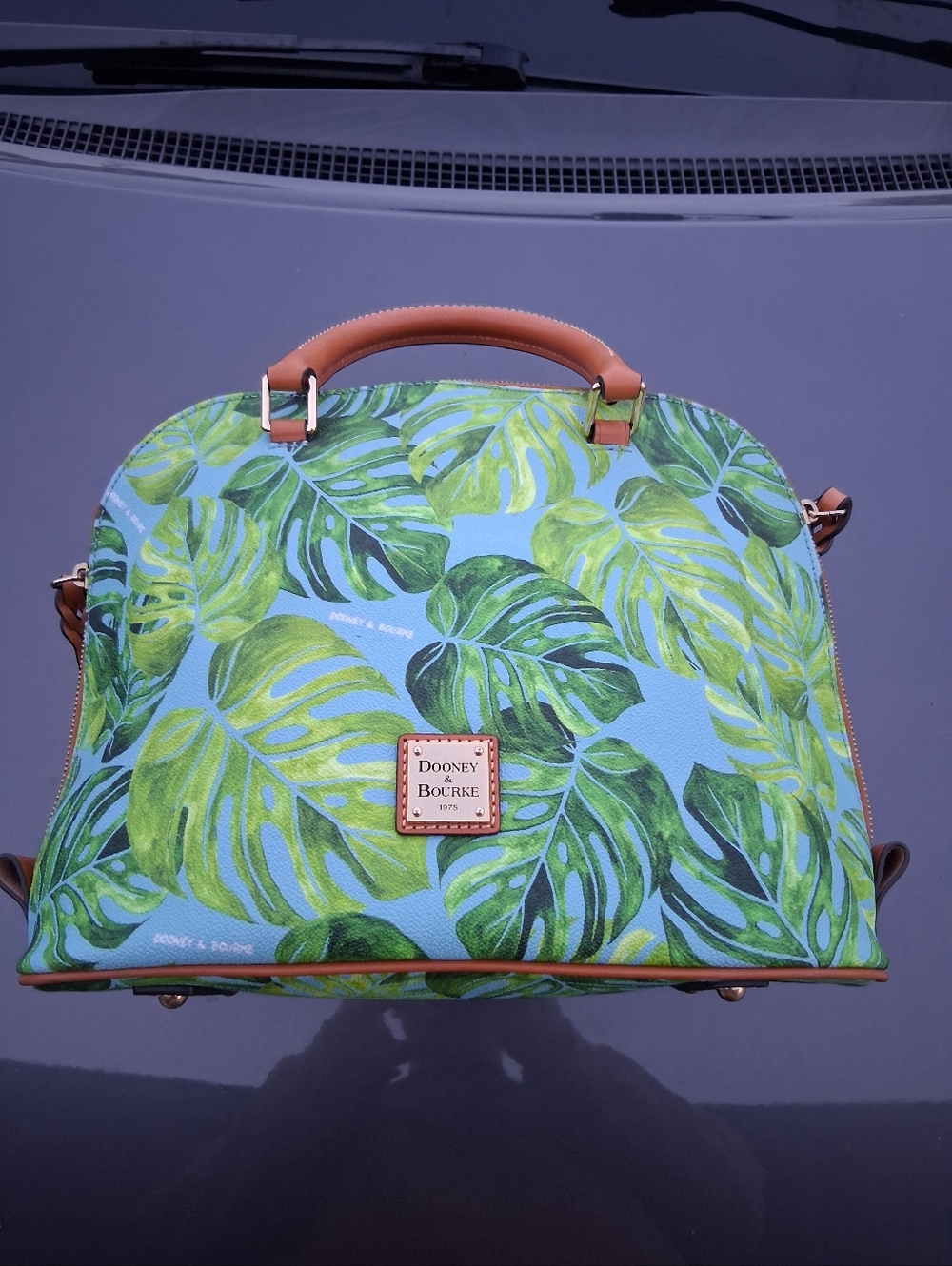 Dooney And Burke Purse Bag Tote? Leaves Green